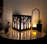 Rechargeable Tree Design Table Lamp for Home Decor