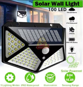 LED Solar Sensor Wall Light | Motion Sensor Outdoor Wall Light