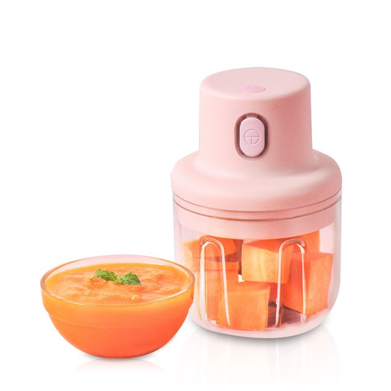 Mini Food Chopper Portable USB Rechargeable Vegetable Garlic Meat Grinder