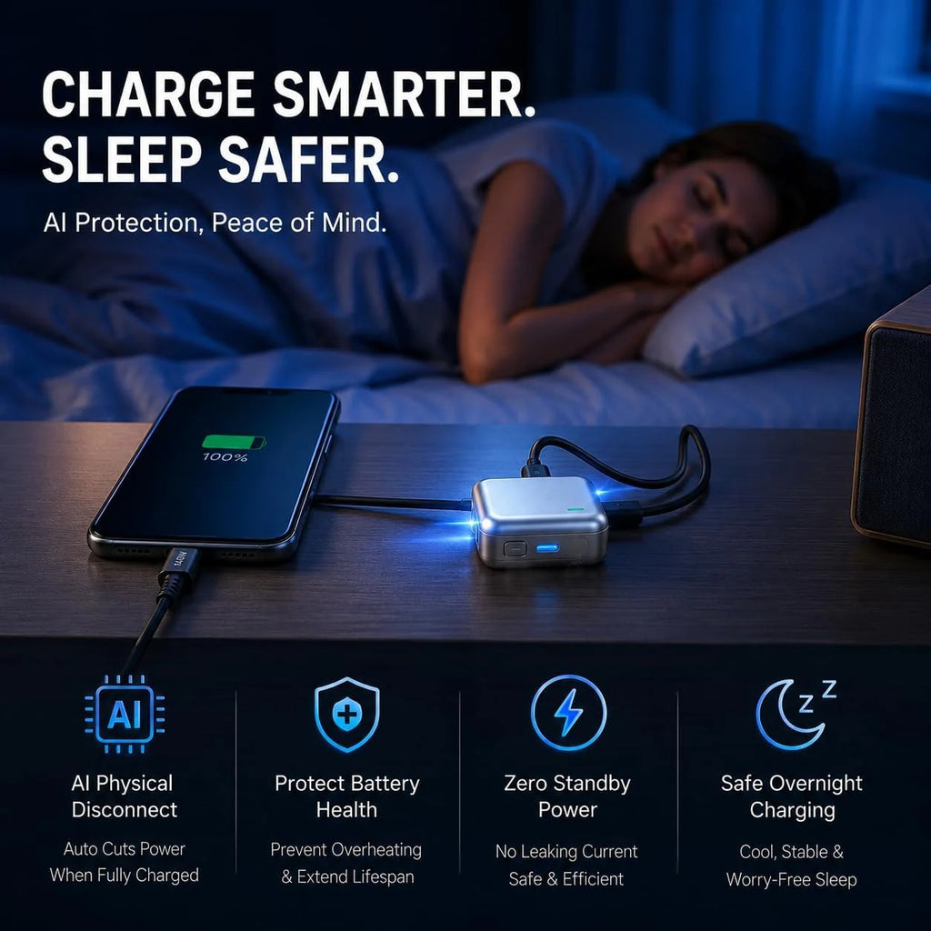 Automatic Charging Disconnector | Smart Auto Power Cut-Off Battery Guardian