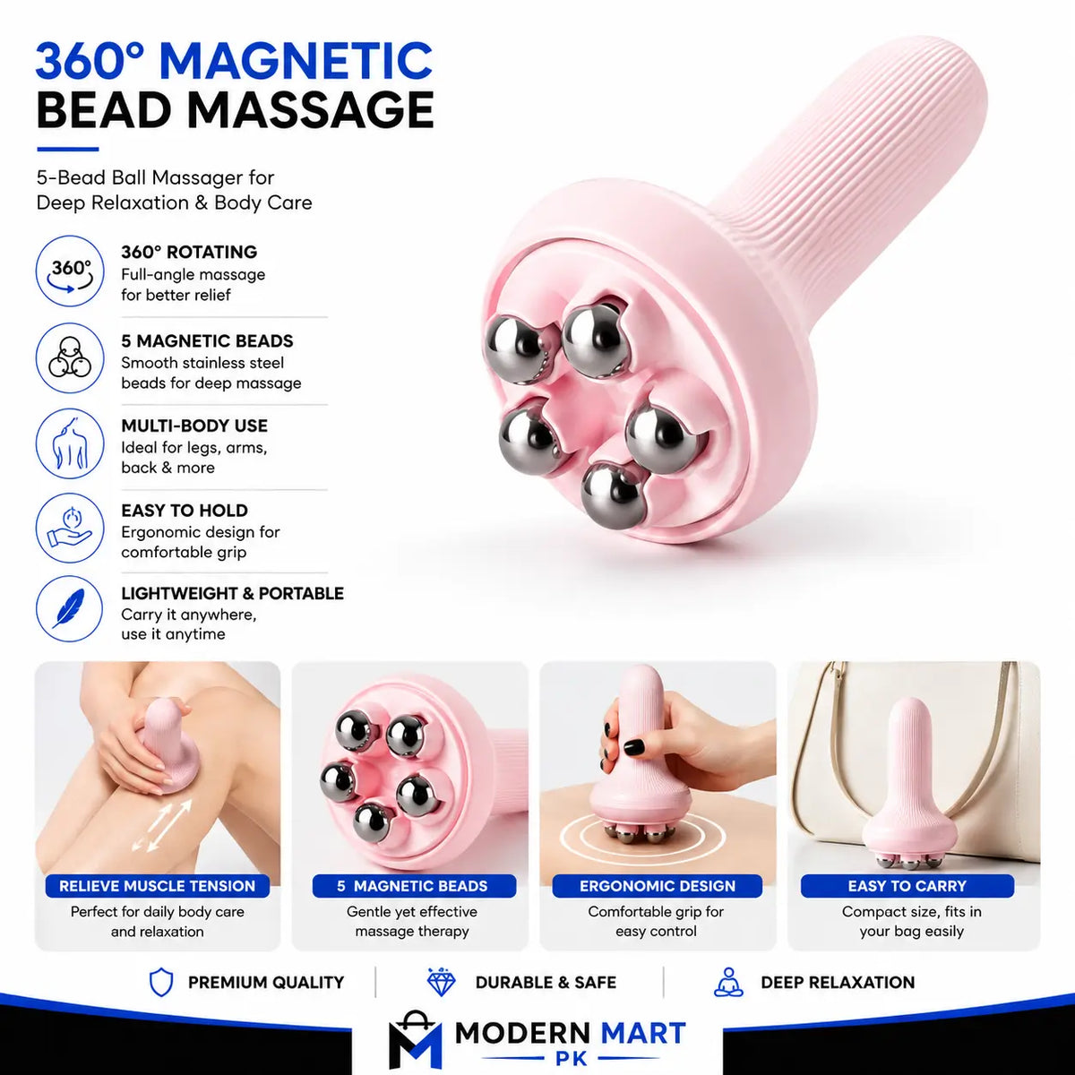 bead massager for neck and body