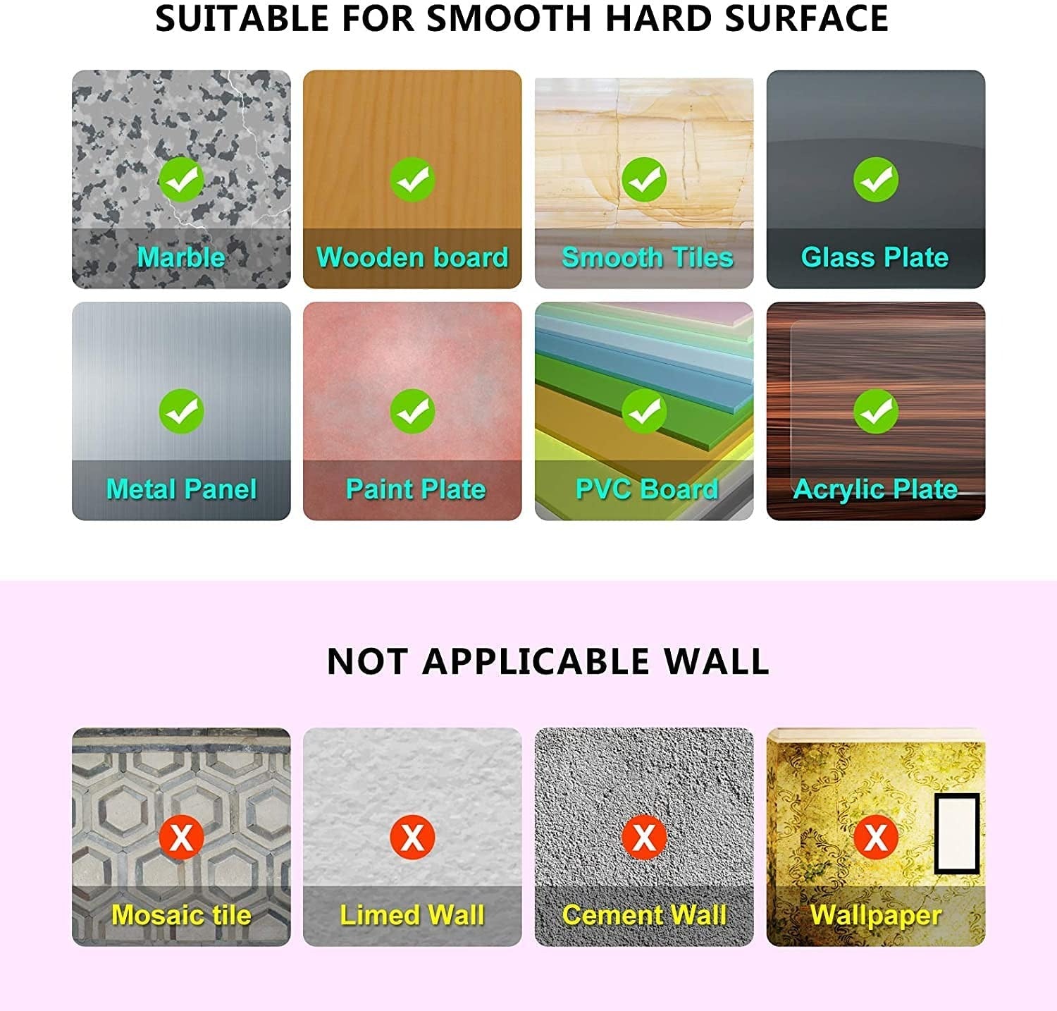 Waterproof seamless sticky wall hook strip for bathroom, kitchen, office and home organization.