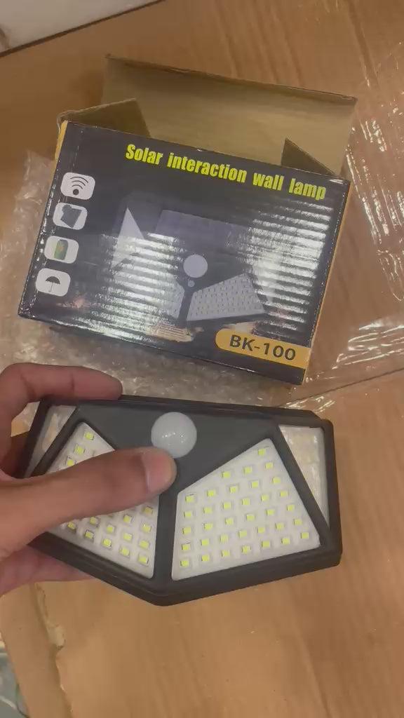 LED Solar Sensor Wall Light | Motion Sensor Outdoor Wall Light